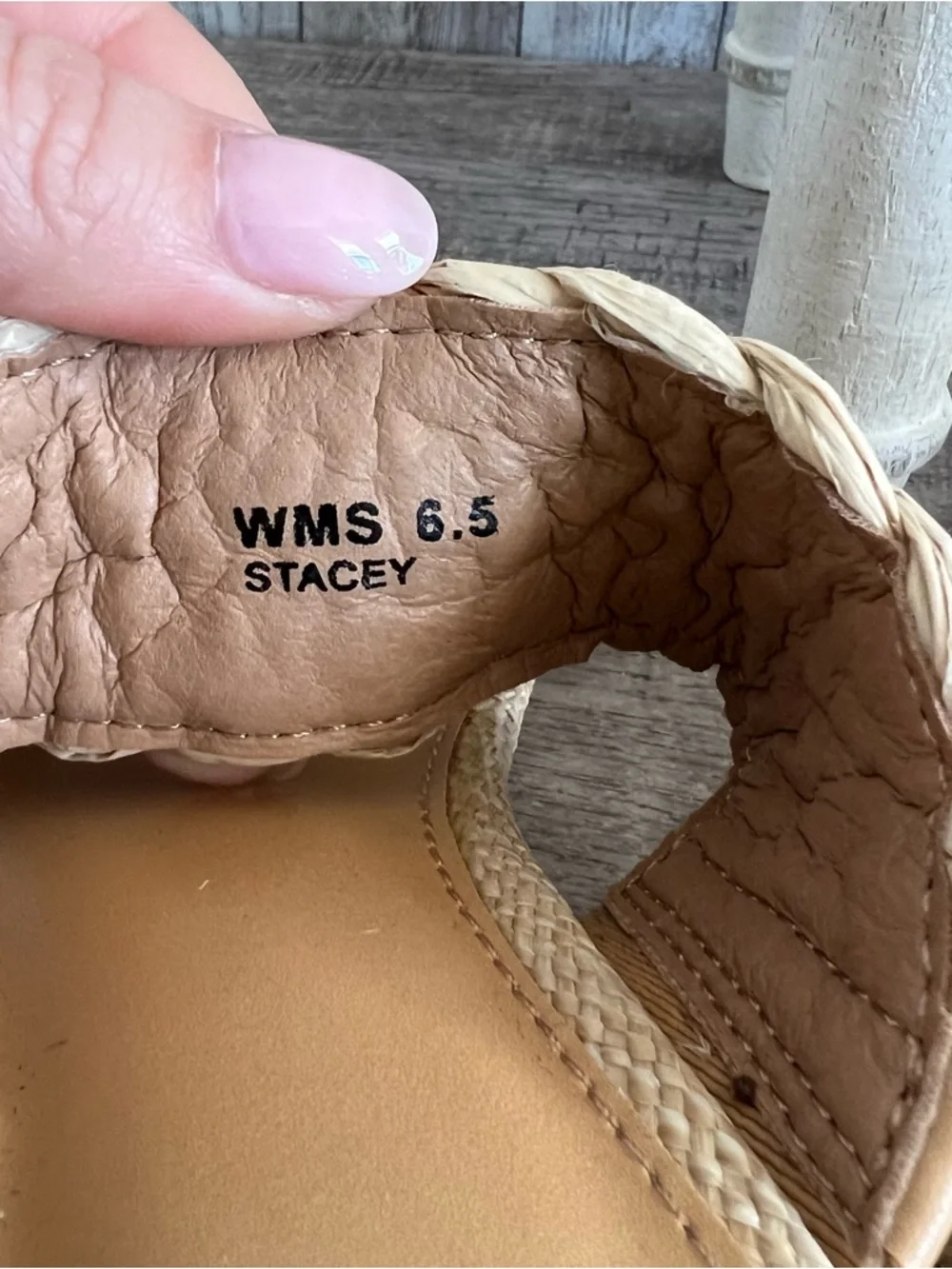 DV by Dolce Vita Stacey Braided Slide Sandals Raffia Coastal Preppy Resort 6.5 - Picture 3 of 4